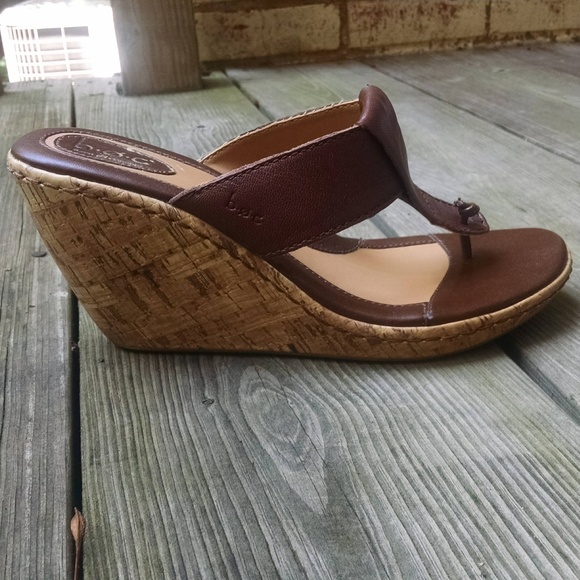 B.O.C. Junia Cuoio size 9M wedge - Picture 3 of 8